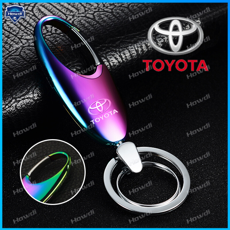 High-end Stainless steel Key Holder keychain with logo for Toyota
