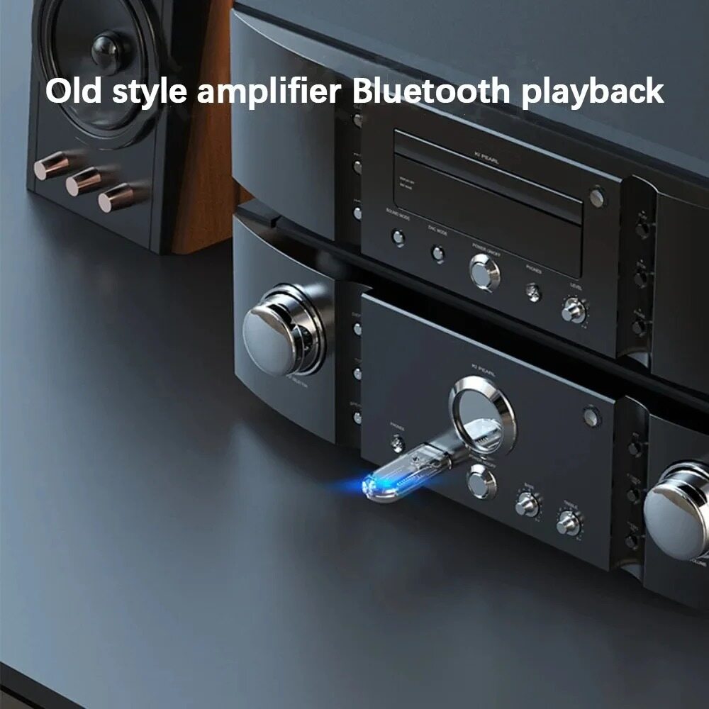 USB Bluetooth 5.3 Adapter cho loa không dây âm thanh chuột bluetooth Dongle Bộ chuyển đổi USB Đầu nhận Bluetooth Transmitter