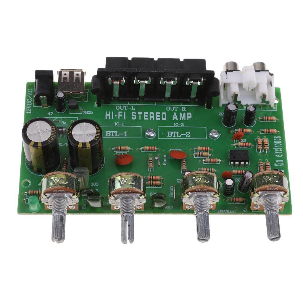 60W Hi-Fi Digital Stereo Audio With 12V Amplifier Volume Control Board AHS 