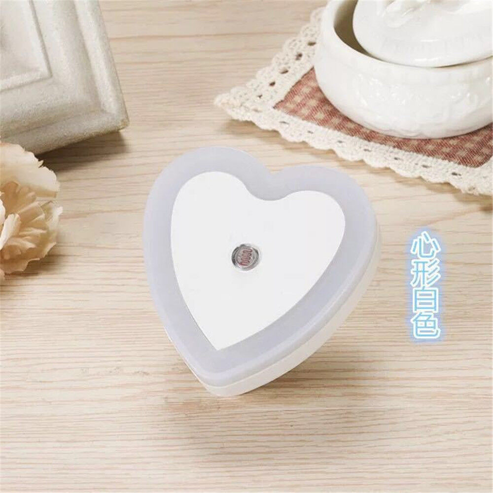 Sanhe Love LED Night Intelligent Light Control Induction Heart-shaped Night Light