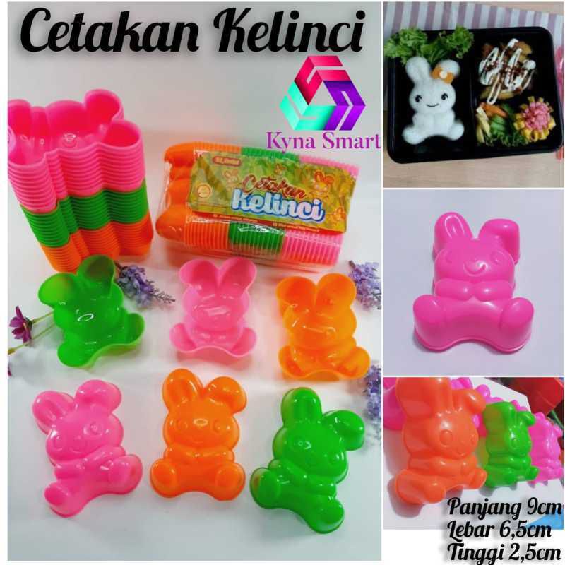 12pcs Acuan Agar Agar Arnab / Acuan Pudding Bolu Jelly Coklat Agar-agar ...