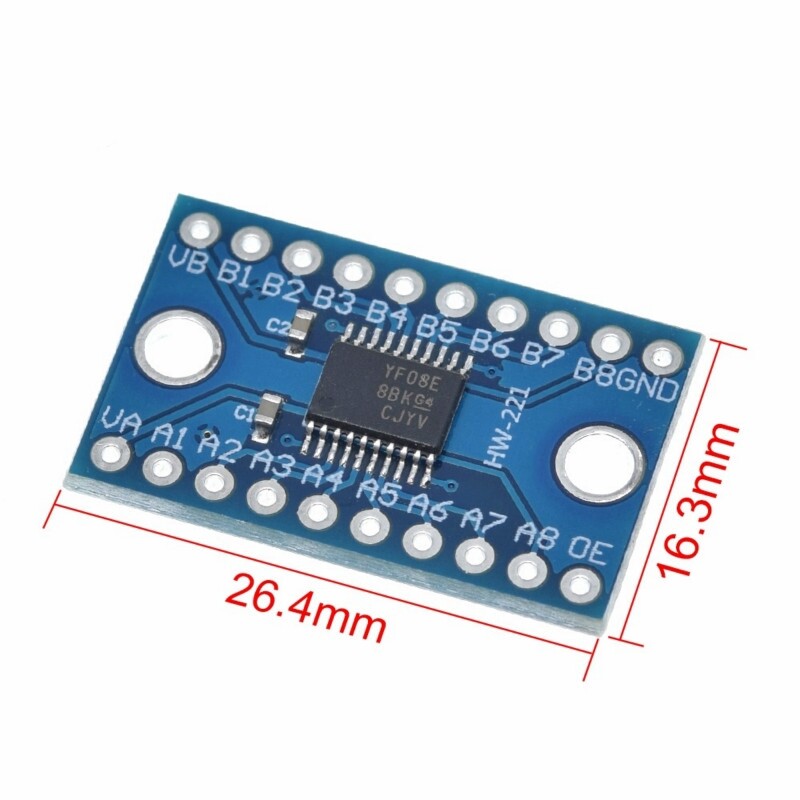 Bộ Chuyển Đổi Mức Logic 8 Kênh Mô-đun TXS0108E 3.3V 5V Chuyển Đổi TTL Chuyển Đổi Lẫn Nhau Hai Chiều