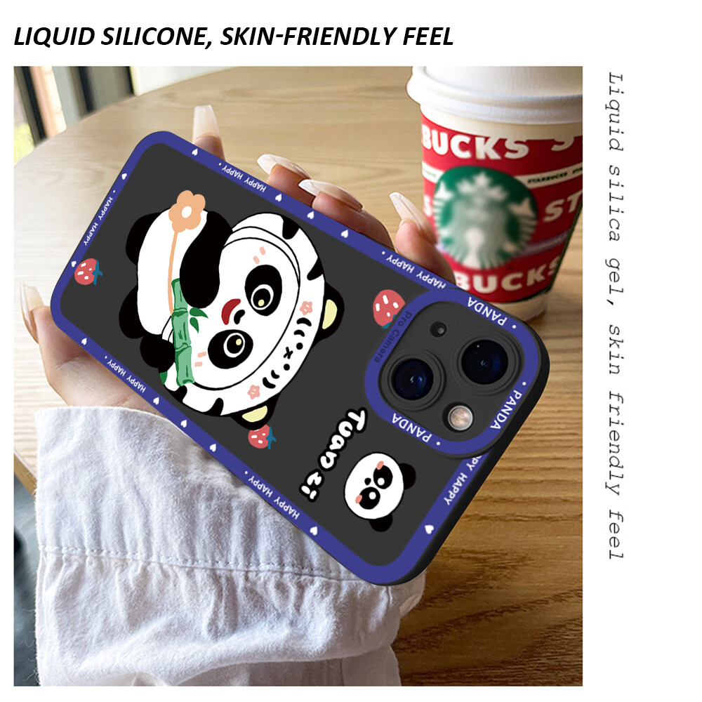 UCUC Phone Case Casing For Xiaomi Redmi Note 11 Pro 5G Redmi Note 11S Redmi Note11 4G 5G Redmi Note 10 Pro redmi Note 10S Case Cartoon Panda Soft Rubber Full Cover Camera Protection Shockproof Case For Boys Girls