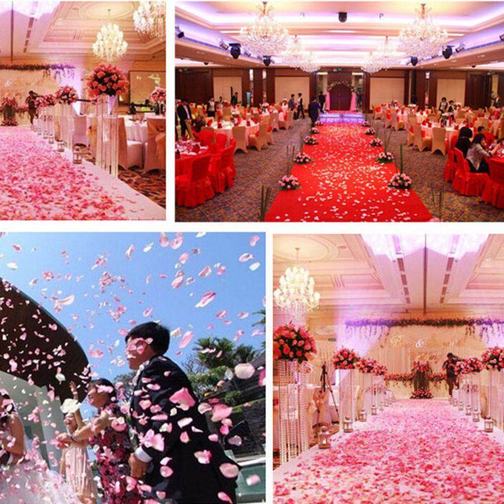 Craft Wedding Decoration Artificial Flowers Silk Rose Petals Carpet Supplies