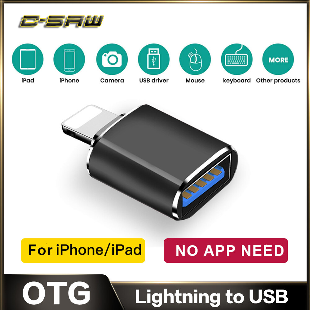 C-SAW USB 3.0 OTG Bộ Chuyển Đổi Cho iPhone Nữ USB Sang Lightning Bộ Chuyển