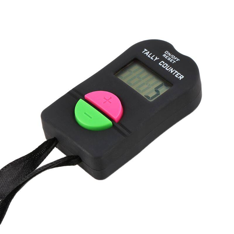 ✪【Fine5-Store】【Available】 Electronic Hand Clicker Counter 0-9999 Digital Tally Counter LCD Display Compact
