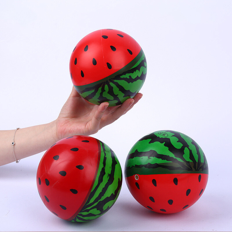 Banbi 5 Inch Inflatable Watermelon Ball Children's Leather Ball Children's Sports Toy