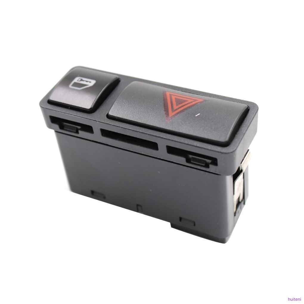 [huite]For BMW 3 Series E46 61318368920 Hazard Warnng Light Lock Switch Emergency Flash Light Switch Push Button On/Off Switch