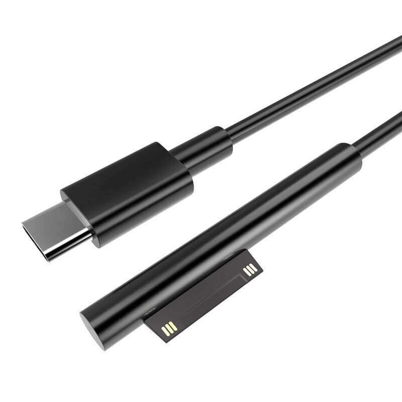 FONKEN Cáp Sạc Nhanh Microsoft PD To TYPEC Phụ Kiện Sạc Máy Tính Bảng Nguồn USB C 45W Cho Microsoft Surface Tablet PRO5 Microsoft Surface Pro 3 4 5 6 Cáp Sạc