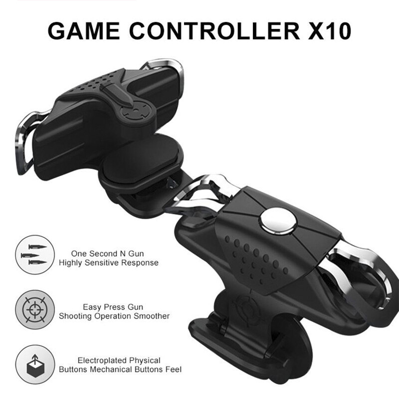 BlueWow X10 L1R1 Gaming Trigger Controller Metal PUBG Mobile Controller Mobile Game Auxiliary Artifact