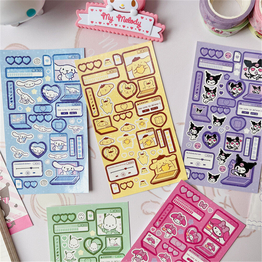 sanhe Glitter Stickers Decorate Notebook Accessories Phone Case Stickers