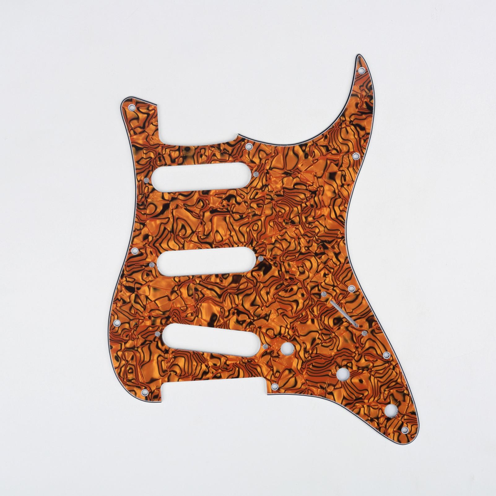 Pickguard Für Fender Stratocaster – 11-Loch, SSS Für Single Coils, Lila Perlmutt, 2 Mm Stark, Inkl. Schutzfolie
