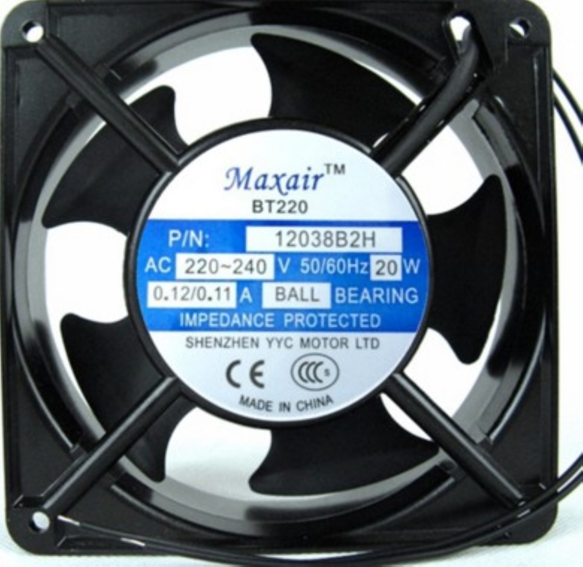 for Maxair BT9225B2HL BT200 9cm 9025 220v 0.07A 14W AC Fan 