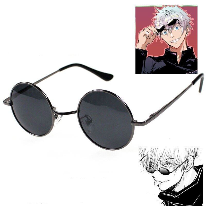 Cosplay Gojo Satoru Glasses Eyewear Jujutsu Kaisen Black Sunglasses Cosplay  Costume Accessories Anime Props Men Women Gift | Lazada PH