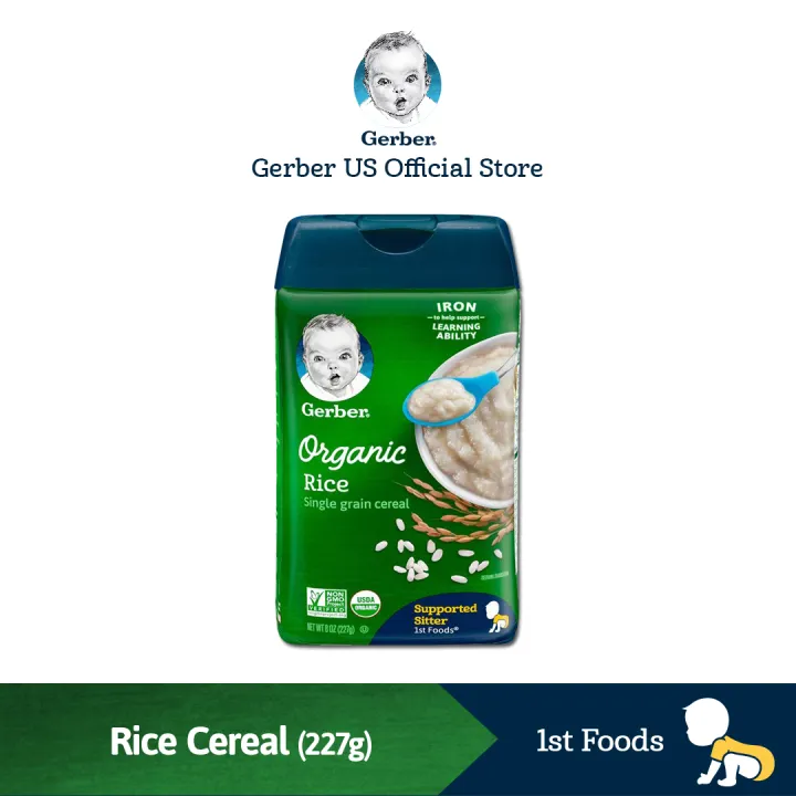 gerber organic rice cereal