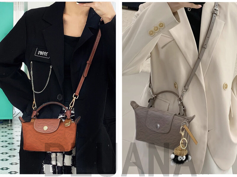 LONGCHAMP Mini Bag Leather Shoulder Strap Kit Without Perforations Removable Adjustable Shoulder Strap
