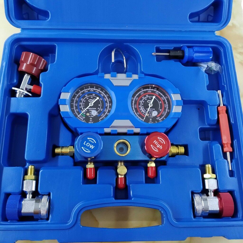 Bộ Đồng Hồ Nạp Ga Ô Tô R134a