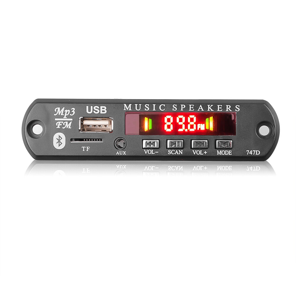 Bo Mạch Giải Mã MP3 WMA DC 5V 12V Bộ Giải Mã MP3 Bluetooth Không Dây Mô-đun Âm Thanh USB Đài Phát Thanh TF Với Điều Khiển Từ Xa Cho Loa Xe Hơi