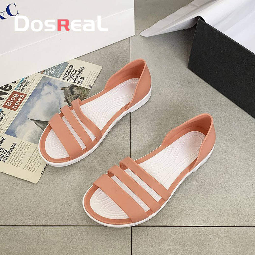 DOSREAL Dép Nữ Dép Nữ Mùa Hè Giày Nhựa Thời Trang Gia Đình