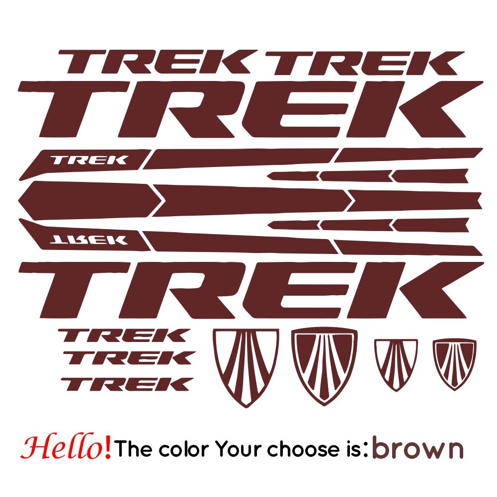 1 Set TREK Bike Frame Vinyl Decals Stickers New Terk Road Bicycle