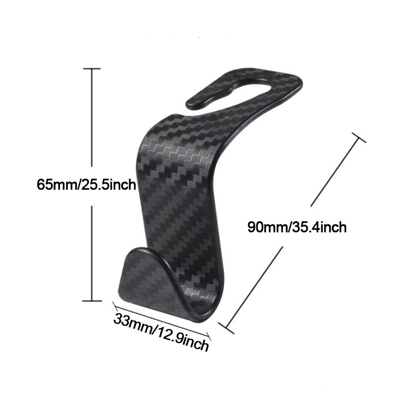 4 Móc Giữ Đồ Tự Động Xe Hơi Phổ Thông Tay Nắm Ghế Xe Hơi Ghế Sau
