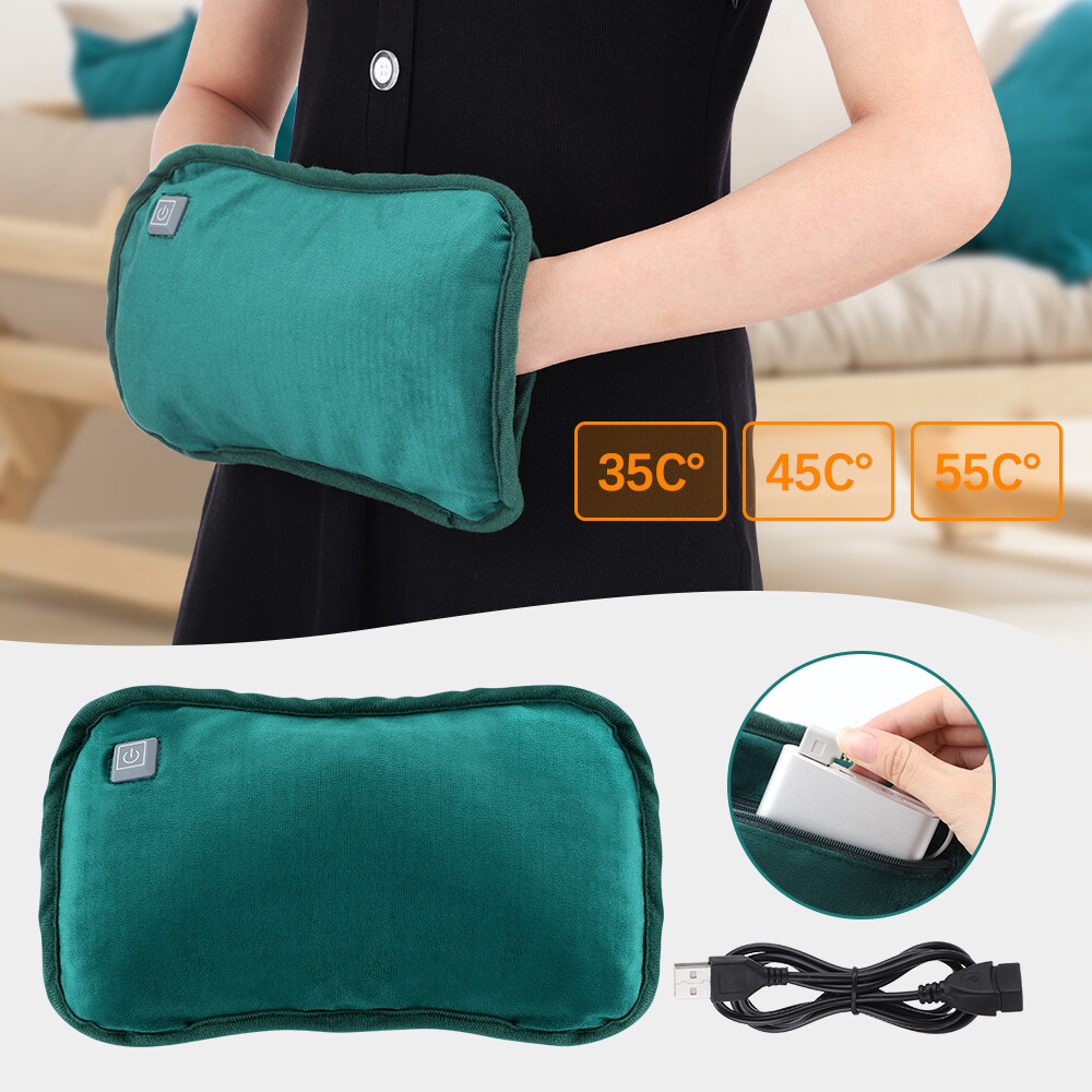 Máy sưởi USB điện Graphene Flannel Sưởi ấm Mùa đông Bàn tay Bụng Máy sưởi ấm Túi nóng Gối Găng tay Quần áo giữ nhiệt Quần áo văn phòng Máy sưởi Quà tặng Giáng sinh