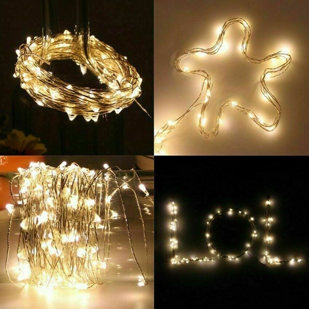 【HOMESTYLISH】 LED Light String Light String Party Decor Waterproof 5V USB Copper String