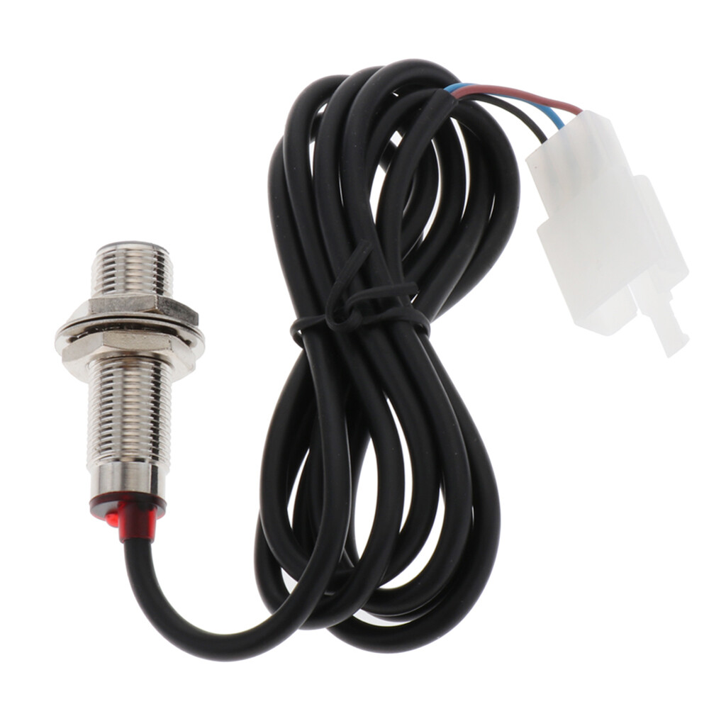 WDCOOL 12V Motorcycle Speedometer Cable Sensor Case Digital Odometer 85cm