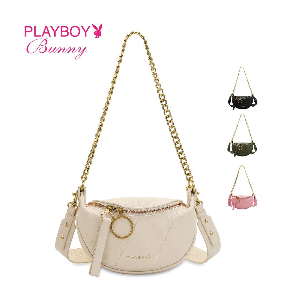 Playboy Bunny Ladies Chain Sling Bag BRP 7632 Multi Color Lazada