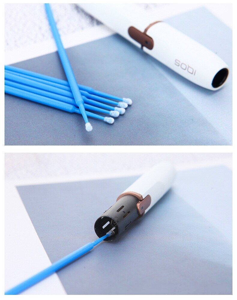 100PCS/BOTTLE ing Cotton Sticks Kit Tools for IQOS 2.4 Plus For IQOS 3.0 Accessories