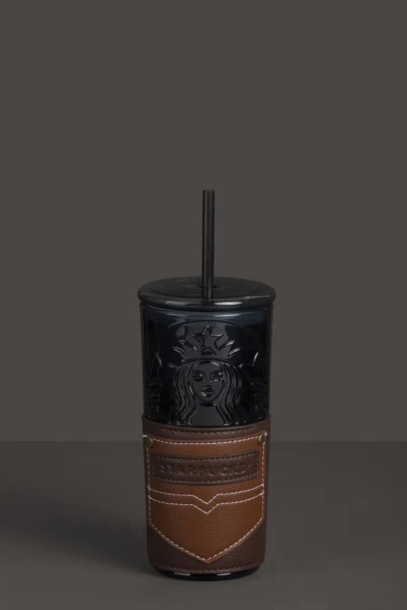 2021 Starbuck Black Gold Retro Thermos Cup Goddess Glass Father's Day Gift Men's Ins Drinking Cup