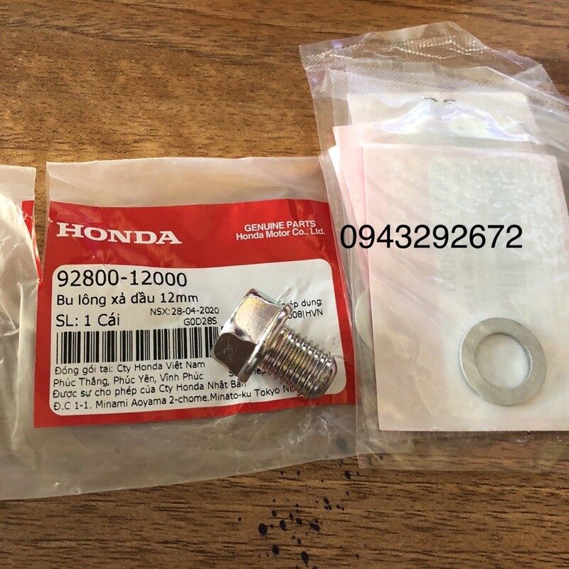 Ốc rốn dầu Honda