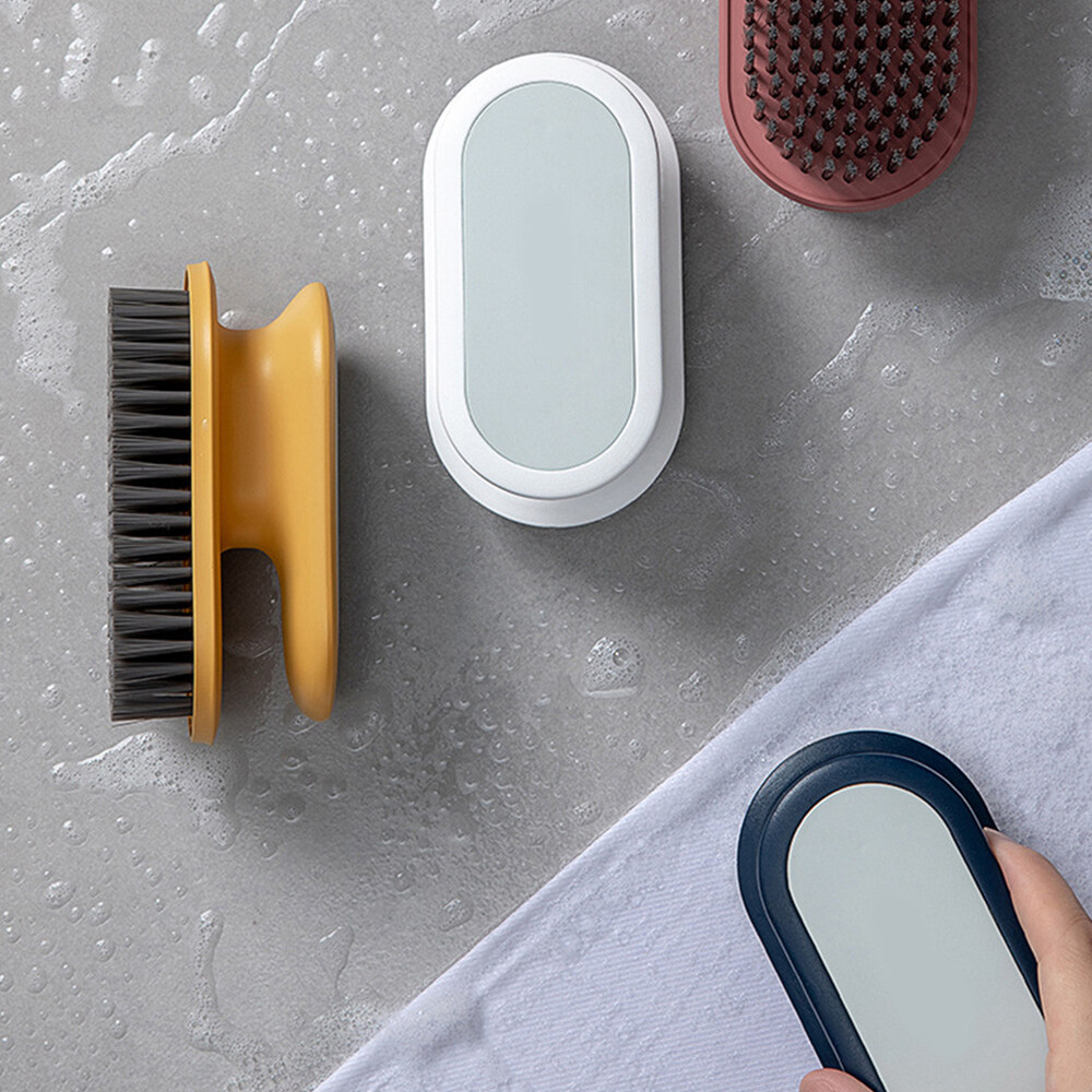 Uareliffe Cleaning Brush With Handle Magic Wipe Kitchen Sink Pool Brush Bathroom  Kitchen Cleaner Multi-purpose Brush Long Bristles PP Handle For House Work Intensive Bristles Comfort Handle For Home