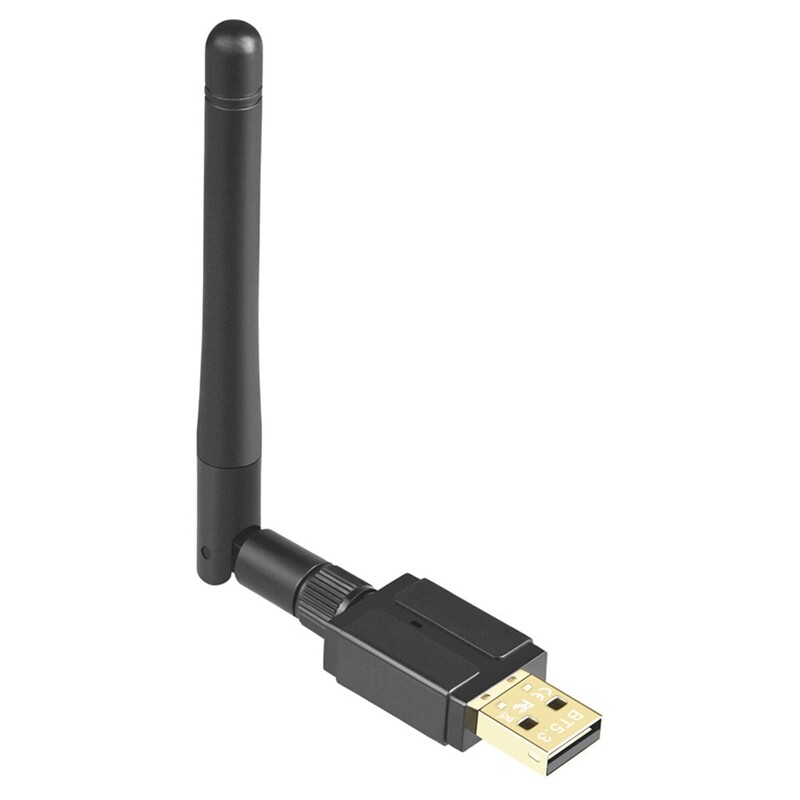 1 Set 100M External Antenna USB Bluetooth 5.3 Adapter USB Bluetooth Transmitter Receiver Bluetooth Adapter