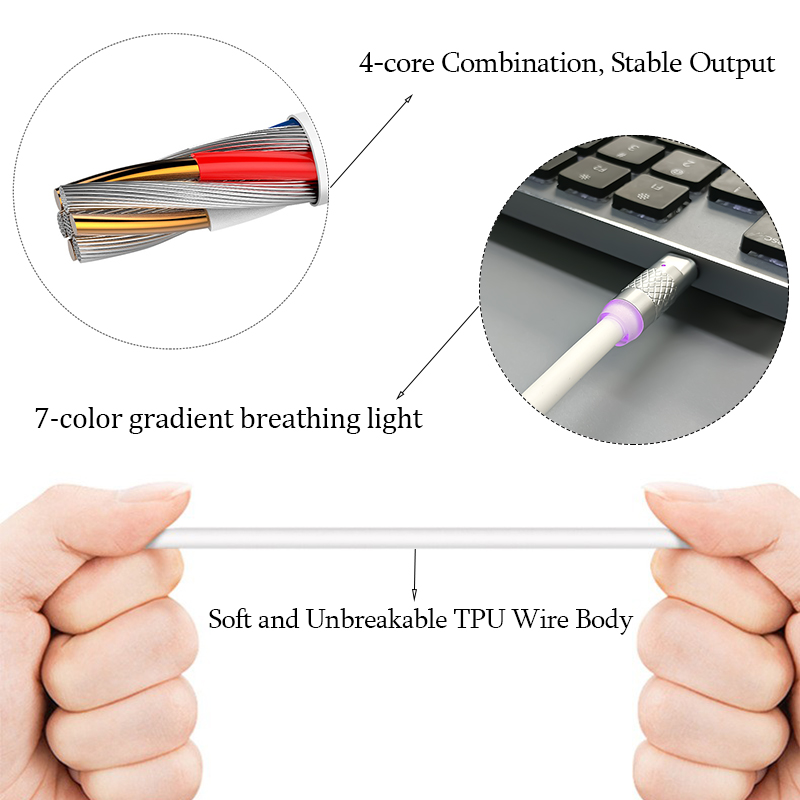 Bàn Phím Cơ Dây cáp xoắn dây Loại C Cáp USB tùy chỉnh chơi game CuộN Aviator máy tính Đầu dây nối hàng không cáp sạc