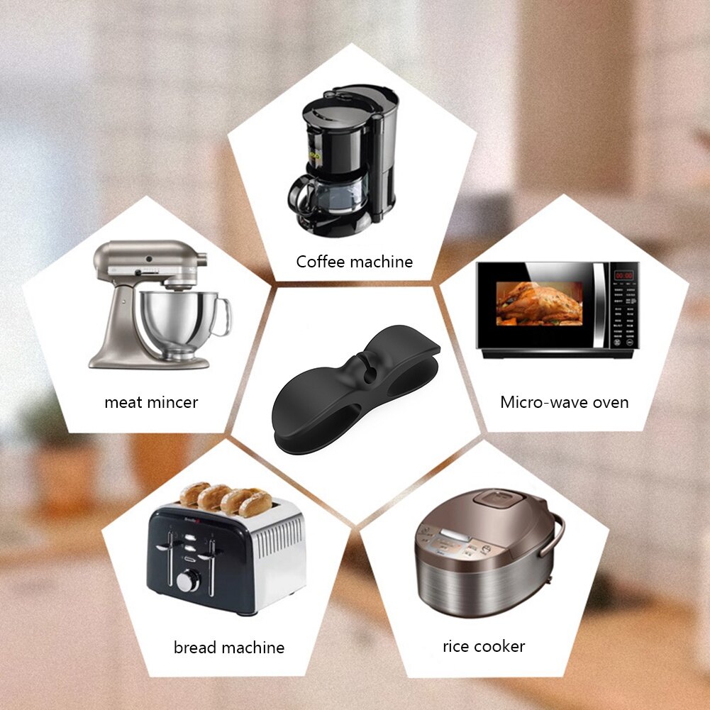 【 Happy-Store】kẹp Sắp Xếp Cáp Đa Năng Kẹp Cuộn Dây Cáp Kẹp Giữ Phích Cắm Kẹp Quản Lý Cáp