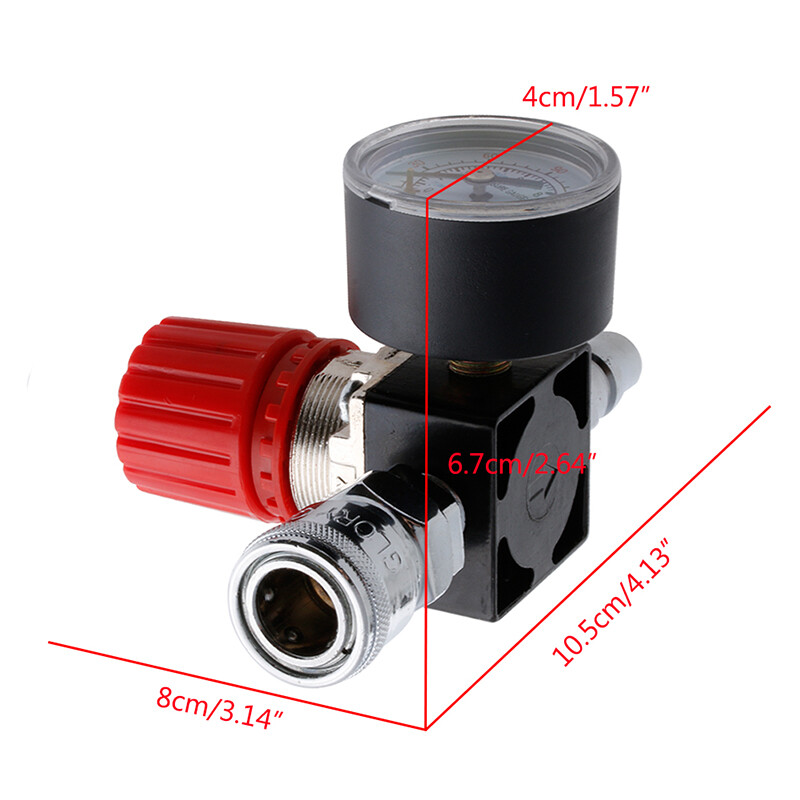 [Hot Sale] 1/4  Air Compressor Regulator Pressure Switch Control 180PSI Relief Valve Gauges