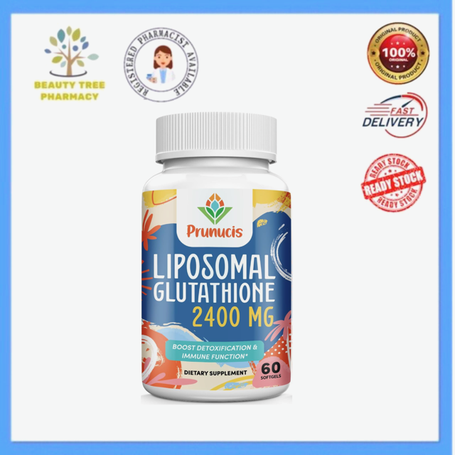 prunucis glutathione Liposomal 2400mg With Vitamin C And Glu Prunucis 2000MG Liposomal Glutathione Liquid,