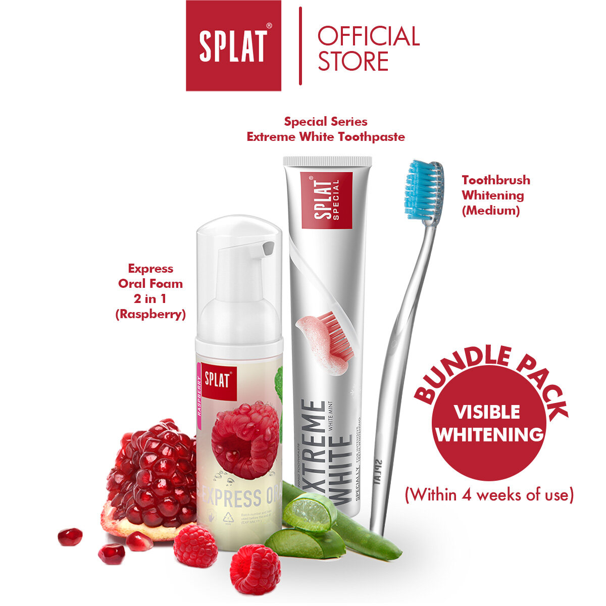 SPLAT Visible Whitening Bundle Pack EXP 2025 | Lazada