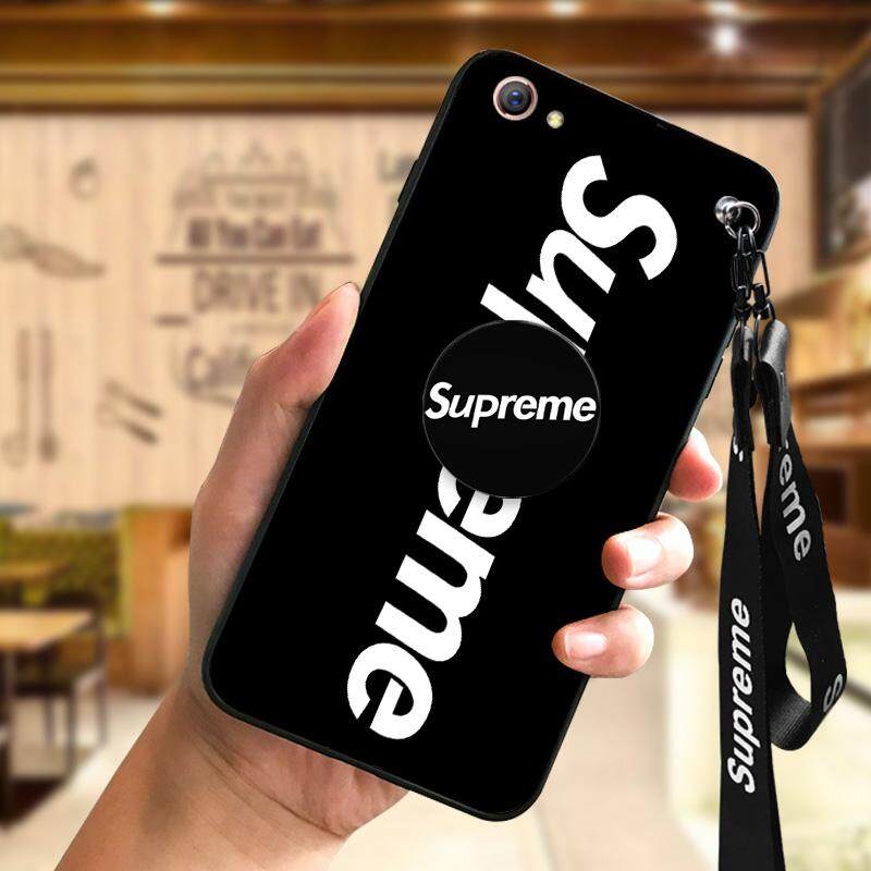 Penta Q Tertinggi Desain All-Inclusive Jatuh Anti-Shock Lembut Case Silikon Telepon Seluler Casing Belakang untuk OPPO a5/A59/A57/A53/A3S Hadiah Gratis: pemegang + Lanyard
