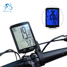 Đồng hồ đa chức năng có màn hình LCD cho xe đạp chống thấm nước đo bước đi – INTL