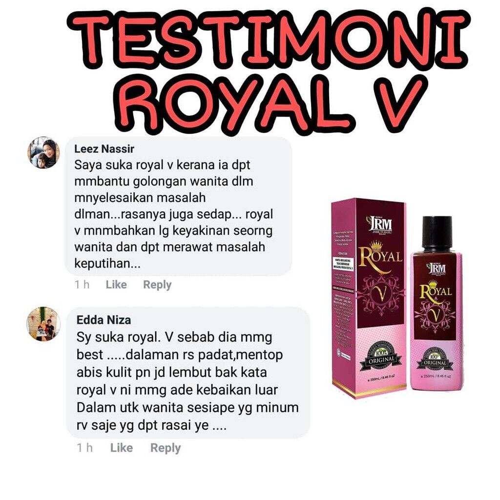 Jamu Ratu Malaya Jrm Royal V 250ml Lazada