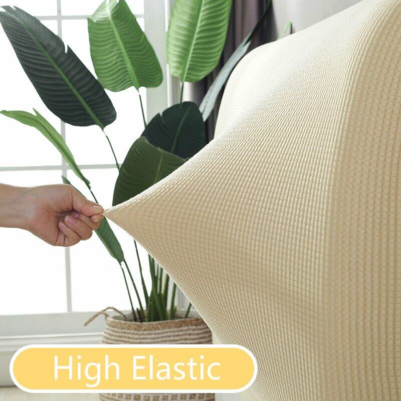 Tấm phủ đầu giường màu trơn tấm phủ đầu giường đàn hồi tấm phủ bảo vệ chống bụi đầu giường