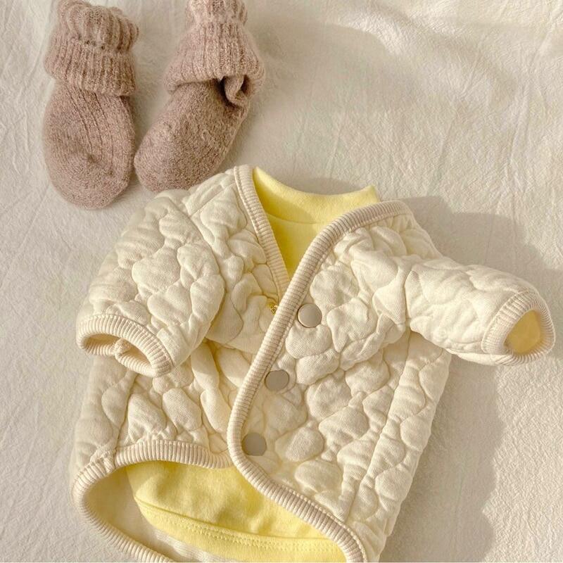 Quần Áo Cho Chó Thú Cưng Mùa Thu Đông Áo Khoác Cotton Ấm Áp Áo Khoác Cho