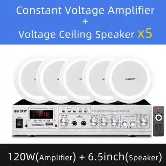 Small Flexible Public Address System Ceiling Speakers Commercial