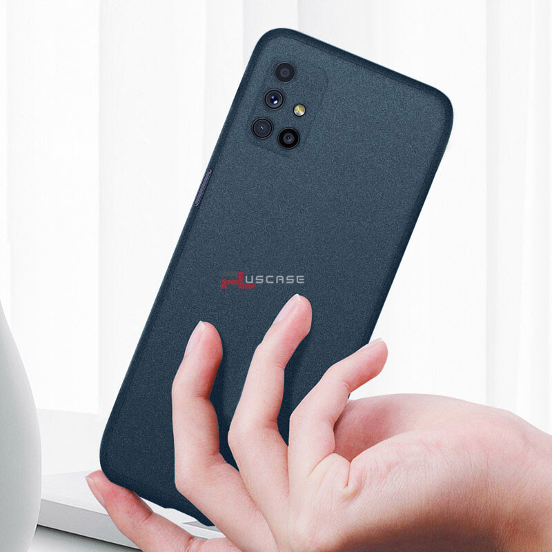 PlusCase cho Samsung Galaxy M51 Siêu mỏng Mềm Mờ Ốp lưng bằng đá sa thạch Bảo vệ Điện thoại Mặt sau Vỏ mỏng
