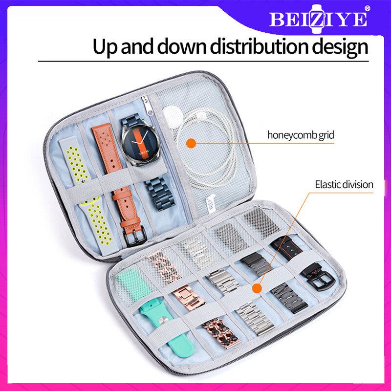 Hộp đựng đồng hồ Organizer Hộp đựng đồng hồ cho Huawei Watch GT 3 Band Box Pouch Watch Strap Organizer Holder Bag Series Watch Huawei Bền