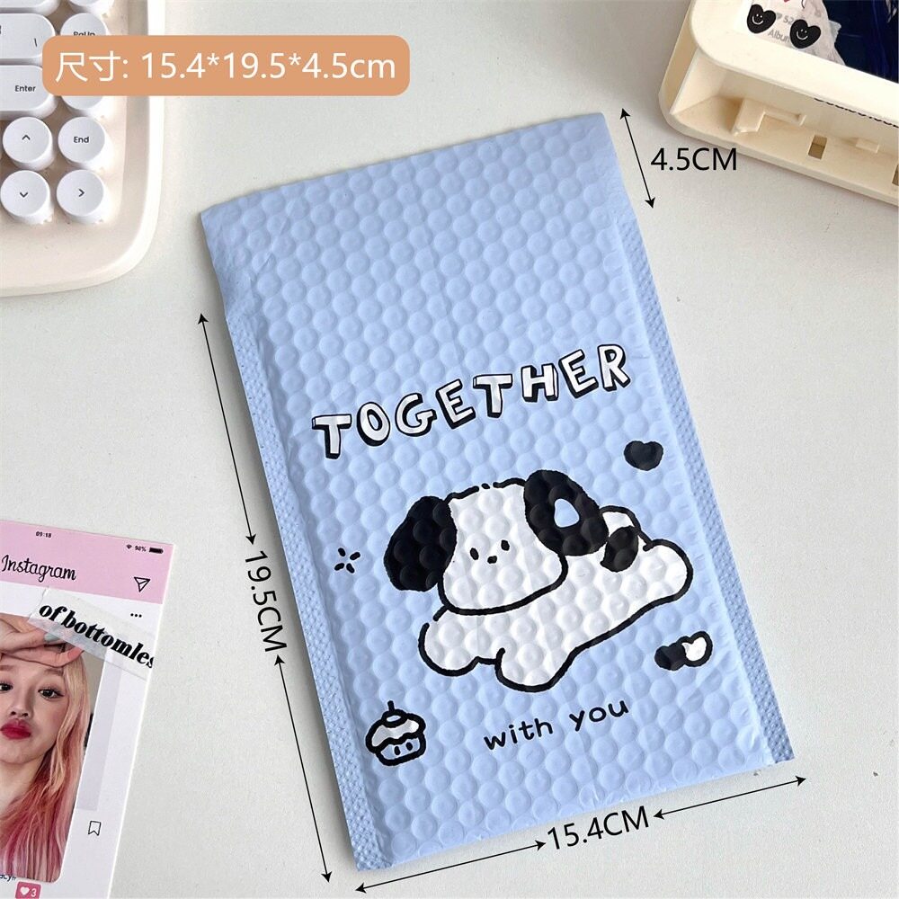 Colorful Bubble Bag Deliver Card Express Packaging Cuckoo Card Packaging Bag Envelope Bag ins Self-Adhesive Bag Thickened