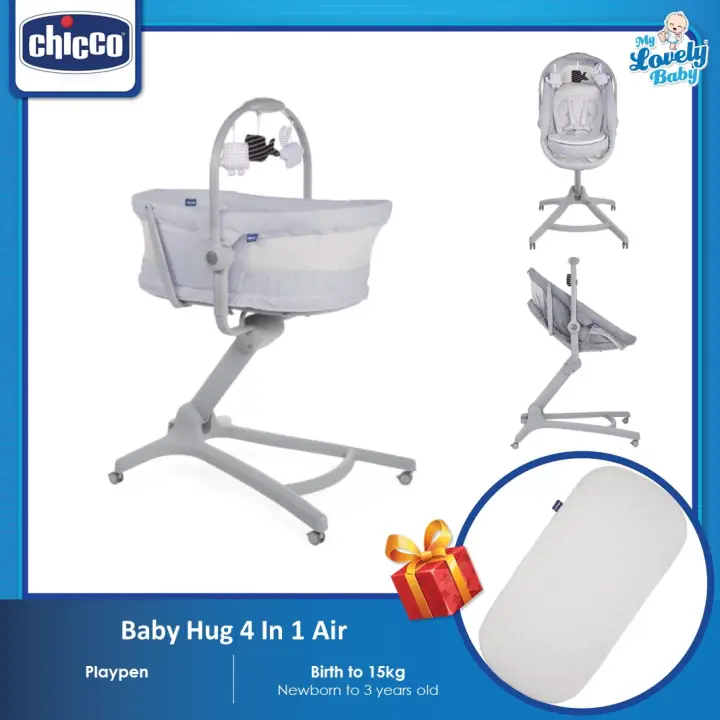 Mlb Special Chicco Baby Hug 4 In 1 Air Playpen Foc Baby Hug Mattress Lazada