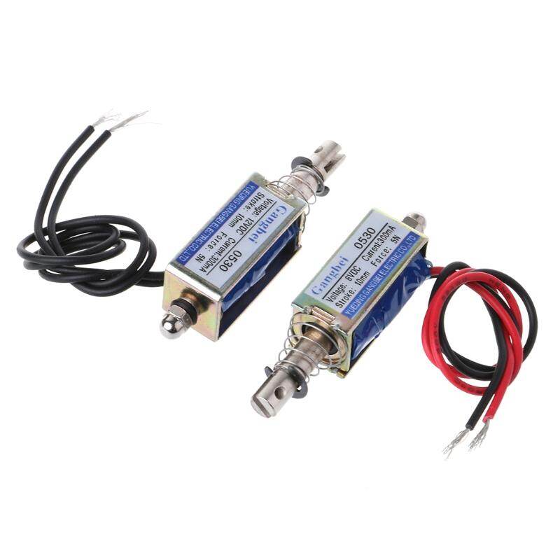 JF-0530B Nam Châm Điện Từ DC 6V 12V Loại Kéo Đẩy Gangbei-0530B Khung Điện Từ DC